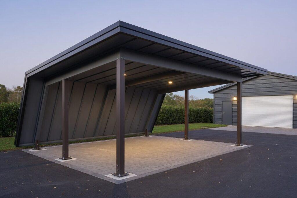 Was unterscheidet den Designer Carport von einer Fertiggarage? – IGCP GmbH